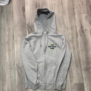 Dave Matthew’s Band Gray Zip-Up Hoodie